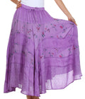 Sakkas Moon Dance Gypsy Boho Skirt#color_Purple
