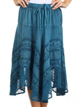 Sakkas Ava Medieval Skirt#color_Turquoise