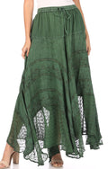 Sakkas Ivy Maiden Boho Skirt#color_Green