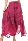 Sakkas Ivy Maiden Boho Skirt#color_Orchid