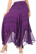 Sakkas Ivy Maiden Boho Skirt#color_Purple