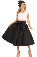 Sakkas Celine African Dutch Ankara Wax Print Full Circle Skirt