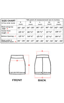 Sakkas Womens Metallic Sexy Shiny Stretchy Short Pencil Party Skirt  Made in USA