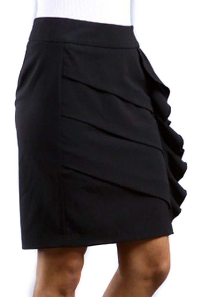 Above the Knee Tiered Ruffle Skirt