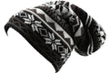 Sakkas Ciro Warm and Soft Everyday Casual Slouchy Beanie Mink Like Lining#color_YC16143-Black 