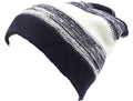 Sakkas Ciro Warm and Soft Everyday Casual Slouchy Beanie Mink Like Lining#color_YC16146-NavyWhite