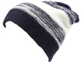Sakkas Ciro Warm and Soft Everyday Casual Slouchy Beanie Mink Like Lining#color_YC16146-Navywhite 