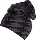 Sakkas Nils Slouchy Beanie Hat Warm and Cozy Heather and Patterned#color_1765-Blue