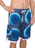 Sakkas Sun Ray Skate Surf Cargo Swim Trunks#color_Ocean Blue