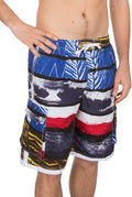 Sakkas StinGrey Skate Surf Cargo Swim Trunks#color_Blue