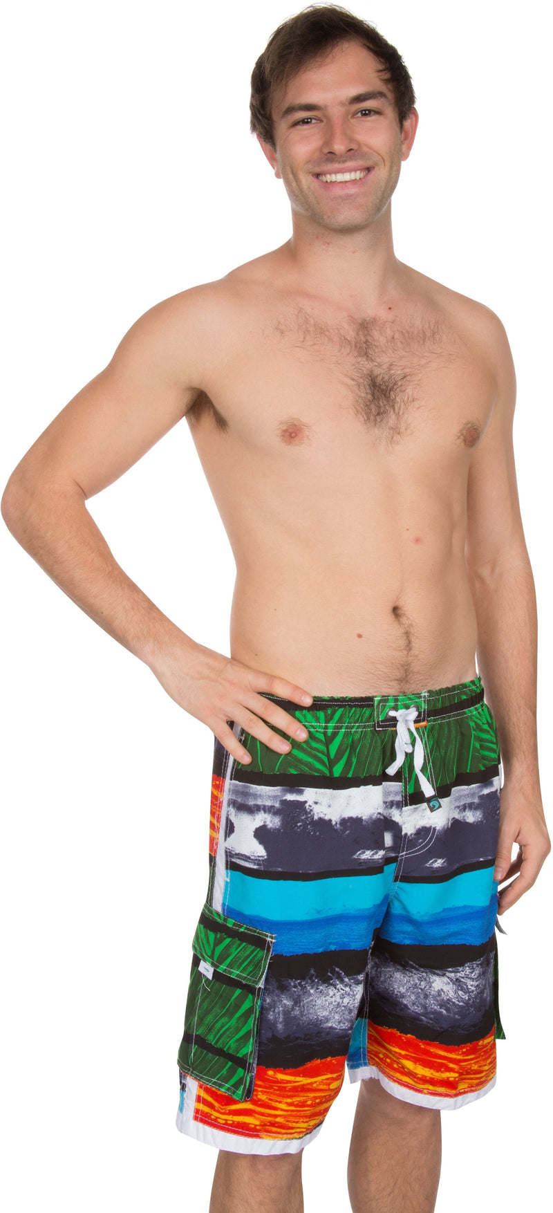 Sakkas StinGrey Skate Surf Cargo Swim Trunks