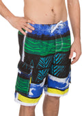 Sakkas StinGrey Skate Surf Cargo Swim Trunks#color_Yellow