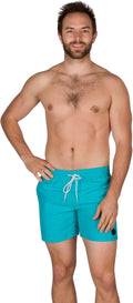 Sakkas Eli Short 3 Pocket Two-Toned Skate Surf Board Short / Swim Trunks#color_Turquoise