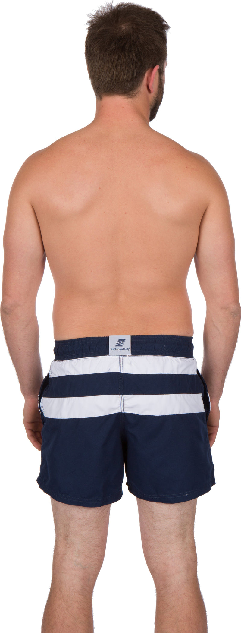 Sakkas Kaiko Striped Stretch Waistband No Wet Swim Trunk/ Boardshorts