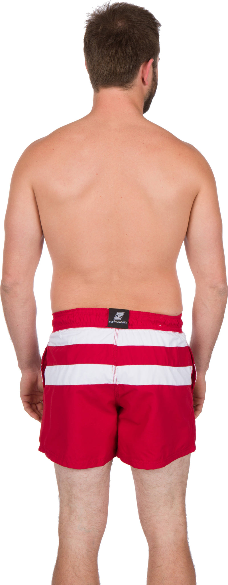 Sakkas Kaiko Striped Stretch Waistband No Wet Swim Trunk/ Boardshorts