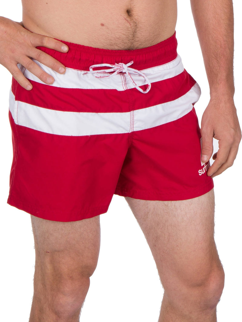 Sakkas Kaiko Striped Stretch Waistband No Wet Swim Trunk/ Boardshorts