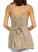 Sakkas Kavita Stonewashed Rayon Tank Top