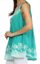 Sakkas Oasis Gauzy Crepe Sleeveless Blouse