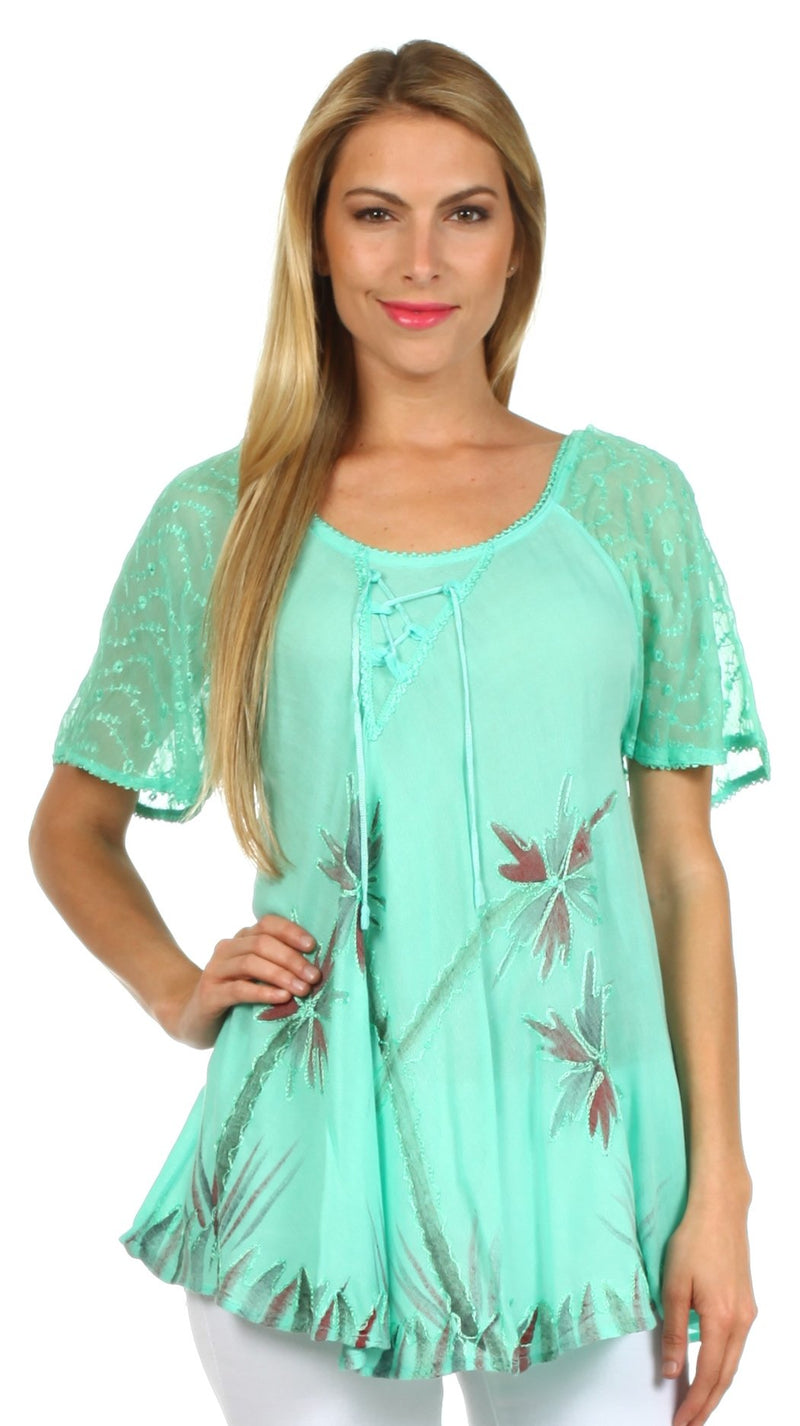 Sakkas Catalina Island Relaxed Fit Blouse