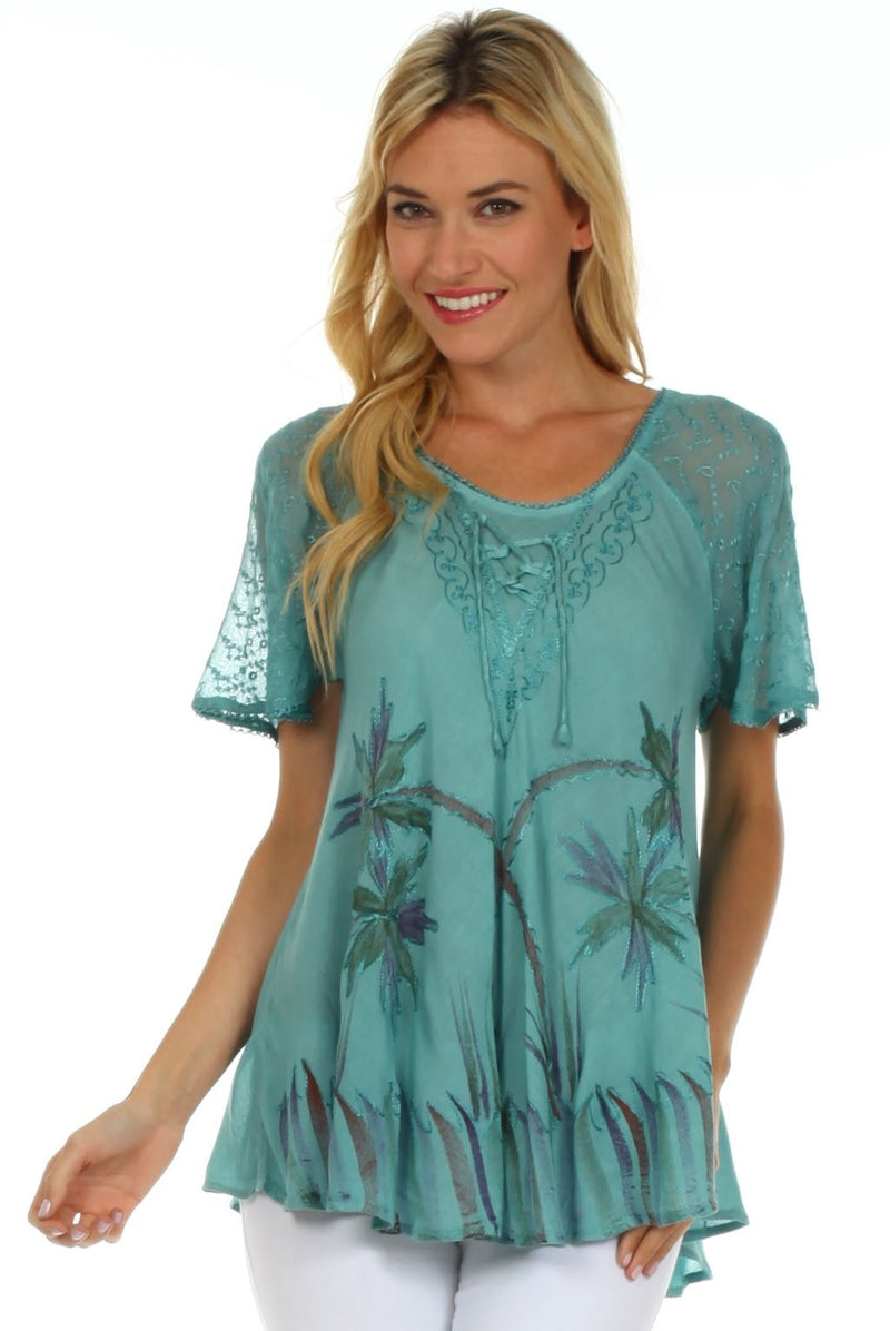 Sakkas Catalina Island Relaxed Fit Blouse