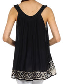 Sakkas Paradise Embroidered Relaxed Fit Blouse