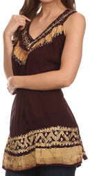 Sakkas Paradise Embroidered Relaxed Fit Blouse