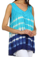 Sakkas Dakota Sky Sleeveless Blouse