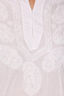 Sakkas Paisley Embroidered Cotton Long Sleeve Blouse