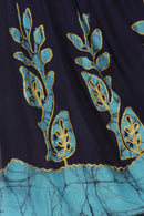 Sakkas Women's Embroidered Batik Gauzy Rayon Tunic Blouse