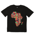 Sakkas Esi Unisex African American T-shirt Printed Kente Tee Short Sleeve#color_Print1