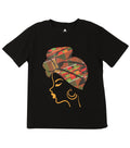 Sakkas Esi Unisex African American T-shirt Printed Kente Tee Short Sleeve#color_Print7