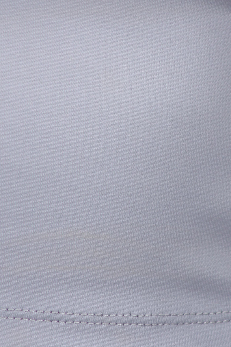 Sakkas Matte Liquid Mock Neck Turtleneck Long Sleeve Crop Top - Made in USA