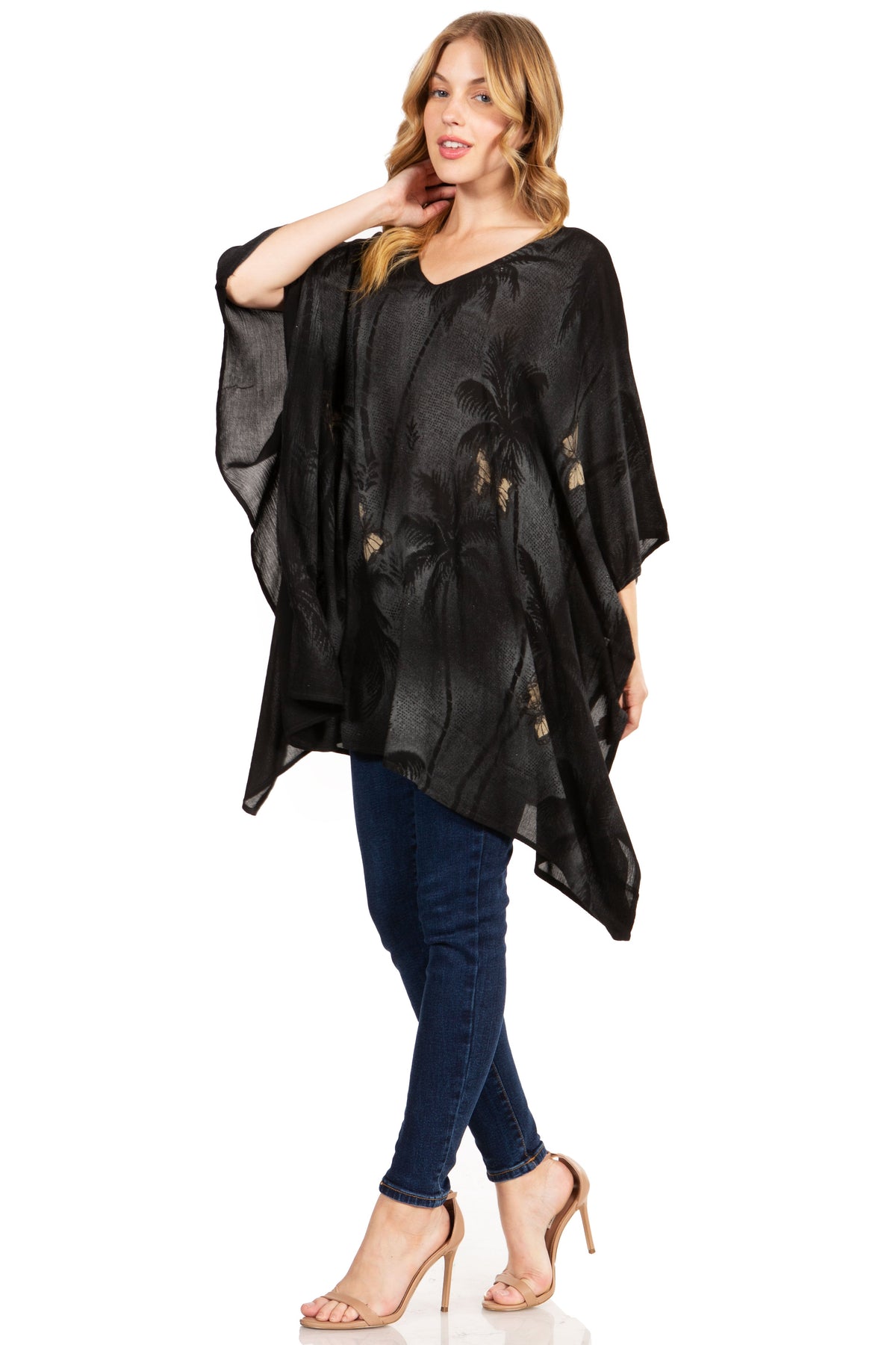 Sakkas Adalwin Third Tie Dye Desert Sun Circle Ponch Tunic Sakkas Adalwin Third Tie Dye Desert Sun Circle Ponch Tunic