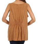 Sakkas Anika Stonewashed Rayon Blouse