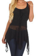 Sakkas Gisela Corset Style Top#color_Black