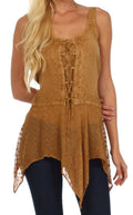 Sakkas Gisela Corset Style Top#color_Camel