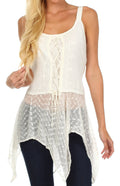 Sakkas Gisela Corset Style Top#color_White