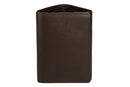 Sakkas Men's Authentic Leather Tri-Fold Wallet with 3 Id Windows with Gift Bag