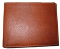 Sakkas Men's Bi-Fold Leather Double Flap Wallet with 9 Card Slots with Gift Bag#color_Brown
