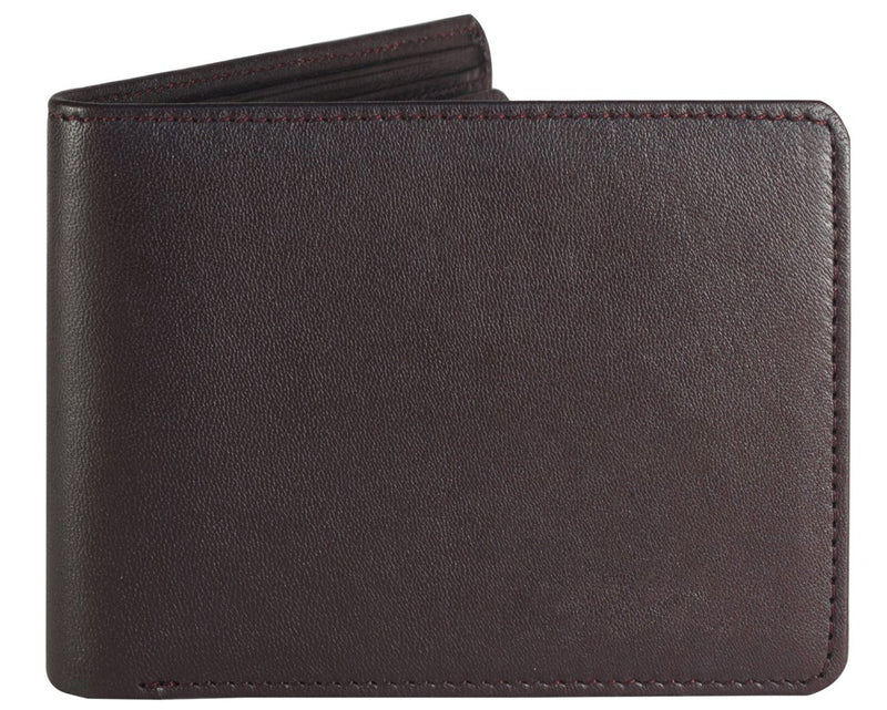 Sakkas Men's Authentic Leather Regular Bi-Fold Wallet - New!