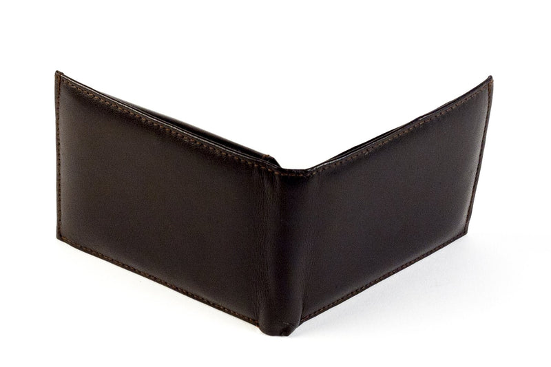 Sakkas Mens Leather Bifold Wallet Flip up Removable Id Case - Comes in a Gift Bag