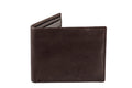 Sakkas Men's Bi-Fold Leather Wallet with 9 Credit Card Slots with Flip Up ID & Credit Card Flap#color_Brown