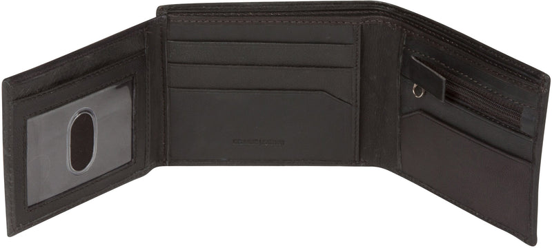 Sakkas Men's Bi-fold Leather Wallet - Comes in a Gift Bag