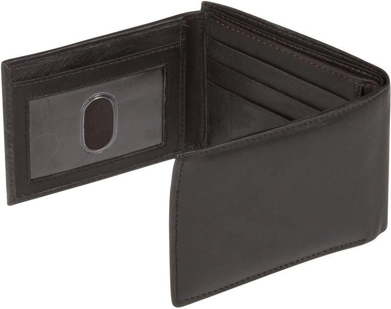 Sakkas Men's Bi-fold Leather Wallet - Comes in a Gift Bag