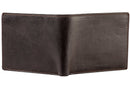 Sakkas Men's Bi-Fold Leather Wallet with 2 Size ID Card Slots - Comes in a Gift bag