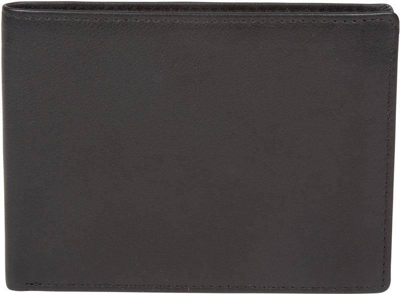 Sakkas Men's Bi-Fold Leather Wallet with Removable ID Case - Comes in a Gift bag