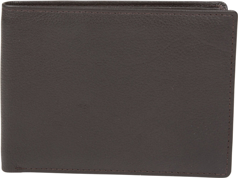 Sakkas Men's Bi-Fold Leather Wallet with Removable ID Case - Comes in a Gift bag