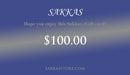 Sakkas Store e-Gift Card $100_