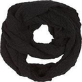 Sakkas Romantic Love Knit Infinity Scarf#color_Black